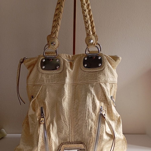 Guess Vintage shoulder bag, champagne color