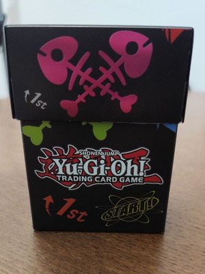 yugioh zexal red double deck box Konami Yugioh Card Game Storage Dual Double Deck Box (Version #3 main image 1