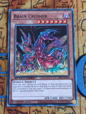 Brain Crusher Effect Monster κάρτα σαν καινούργιο