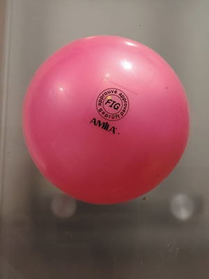 Μπάλα ρυθμικής φούξια Amila 19cm σαν καινούργιο