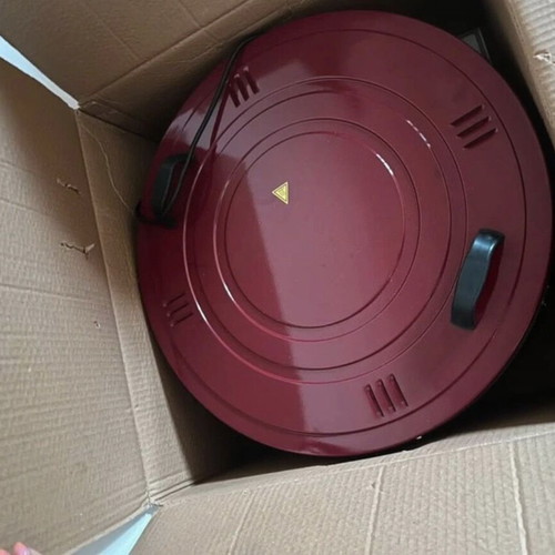 Akel Electrical Round Oven, burgundy, new with box