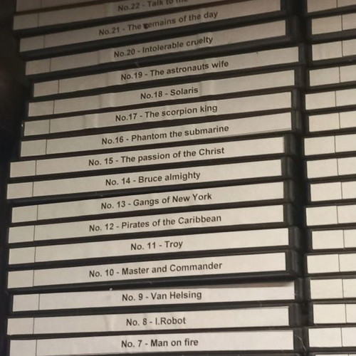 DVD collection used, 300 pieces, almost unused