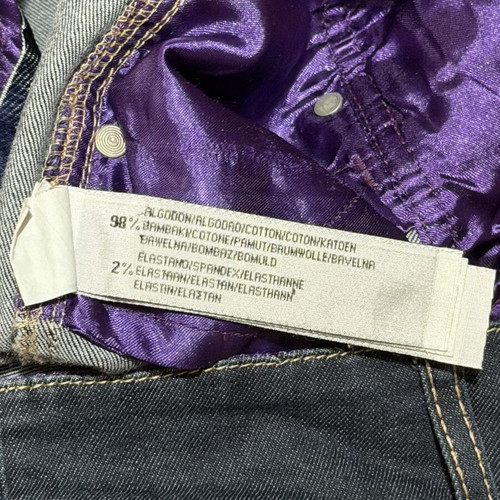 Denim shorts Stradivarius high-waisted, like new, size S