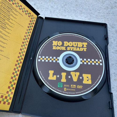 No Doubt Rock Steady Live DVD like new