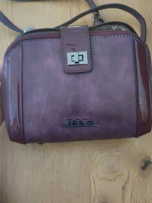 Doca crossbody bag, burgundy