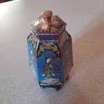 Chinese Vase Cloisonné with Lid like new