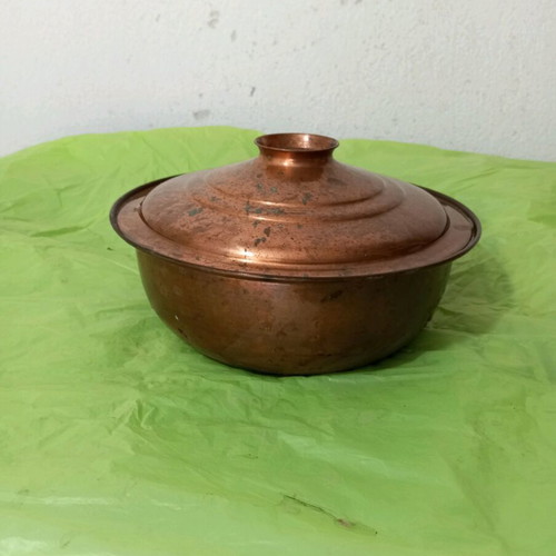 Copper pot used, vintage