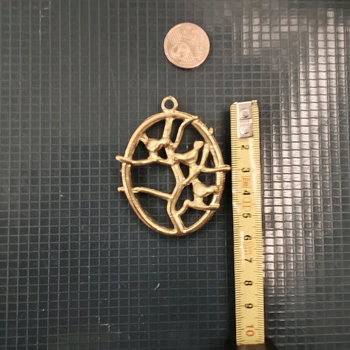 Large gold pendant element like new