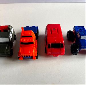 Transformers micro, 4 φιγούρες μαζί πακέτο
