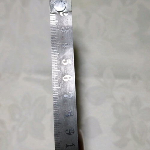 Vintage military measuring tape used, 25 meters Beste Leder Kapsel