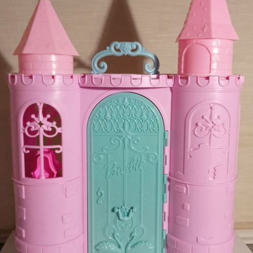 Barbie Fairy Tale Castle Swan Lake used