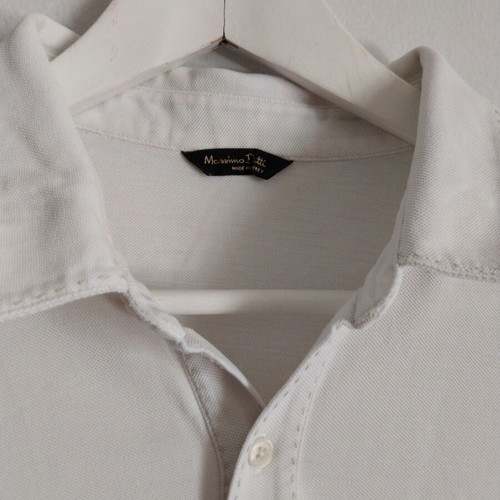Massimo Dutti men's polo shirt like new, size L, white