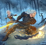 The Witcher poster like new