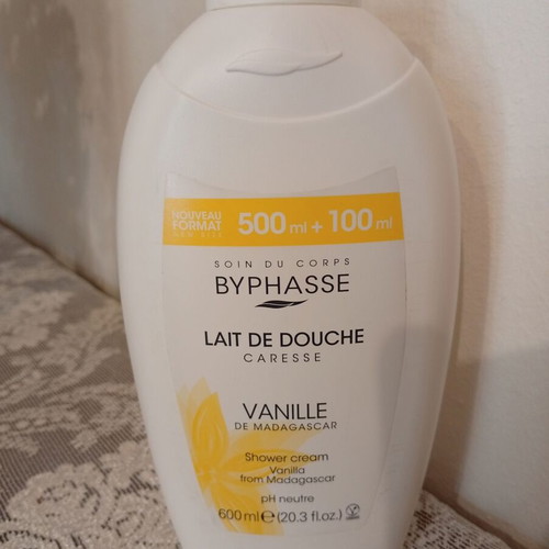 Byphasse shower cream vanilla de Madagascar 600ml new