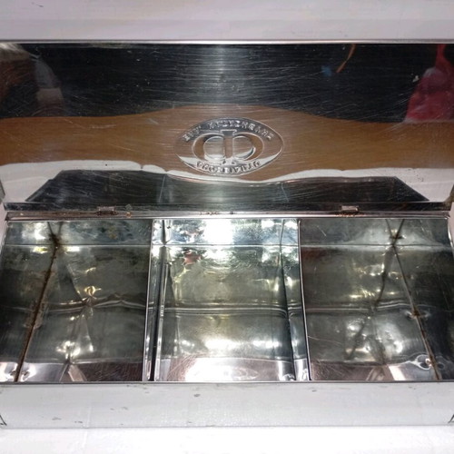 Stainless steel coffee box used