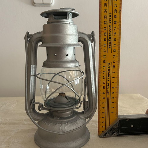 Vintage BAT No.158 storm lantern used, made in DDR 1950-1980