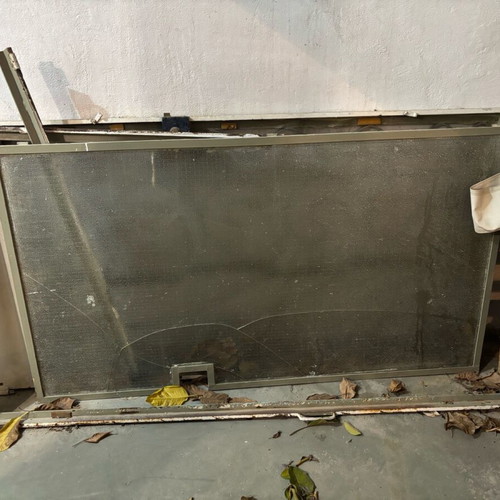 Πόρτα σιδερένια μασίφ χειροποίητη μεταχειρισμένη πρετσινωτή 2,28x0,99