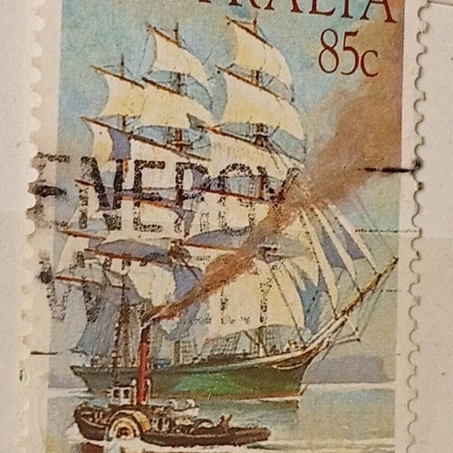 Australia stamp used