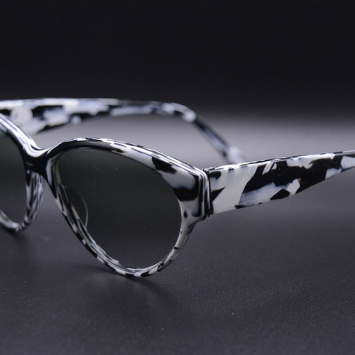 Robert La Roche Mod 277 sunglasses, black and white, vintage 80s