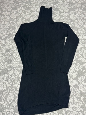 Pullover dress new, size Small, black, warm and elastic
