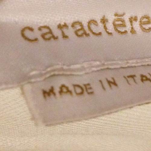 White Caractere dress No44 30% linen new