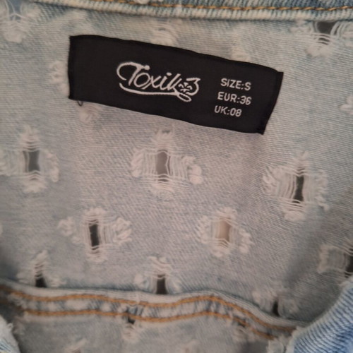 Denim jacket and pants set like new, Vicolo and Toxic 3 size S