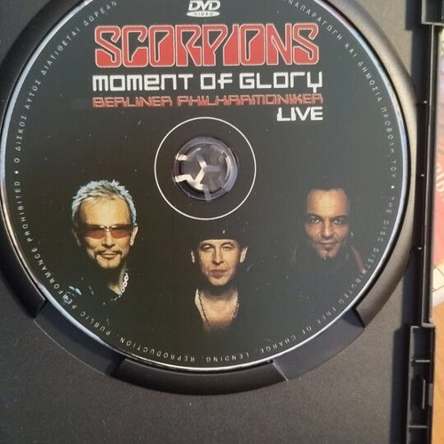 Scorpions Moment Of Glory DVD like new, rock