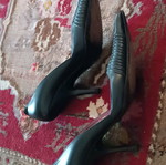 Pura Lopez leather pumps like new, size 38, 19cm heel