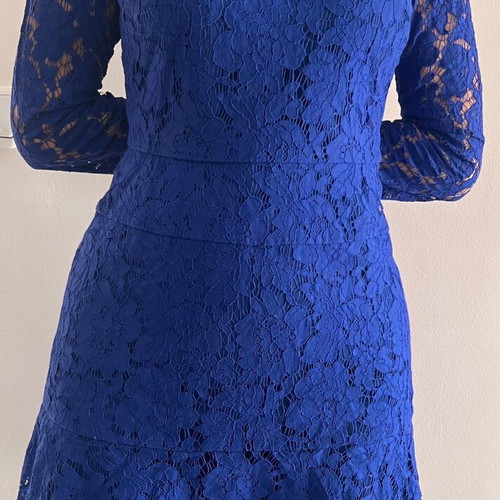 J.CREW dress like new, blue lace, size S