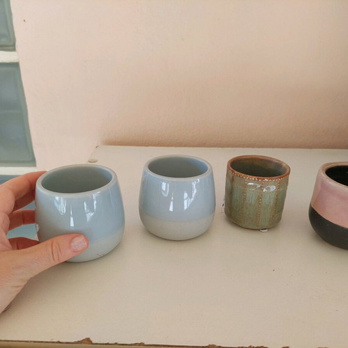 Small flower pots used for small plants