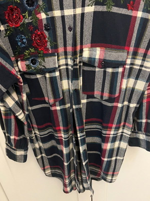 Риза рокля Zara употребявана, многоцветна, размер XS
