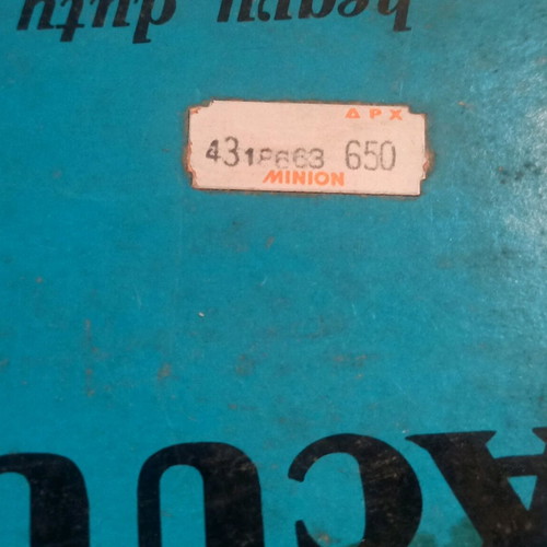 Vintage Forda 12V Car Vacuum with Original Box from 1970s
