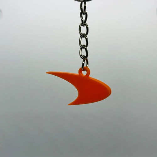 McLaren keychain orange made to order with chain