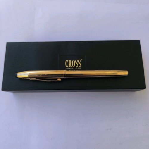 Cross Century gold-plated 14kt pen with 18kt tip like new
