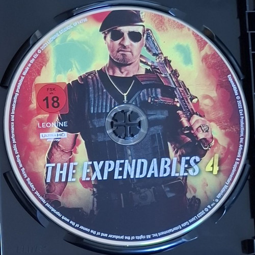 The Expendables 4 4K Ultra HD Blu-ray new, German subtitles