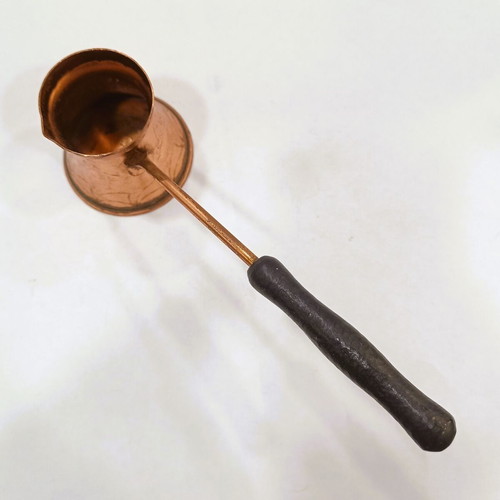 Vintage Copper Engraved Briki like new Collectible Decorative Item