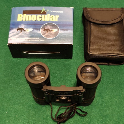 Outdoor 8x21 Portable Binoculars with Case and Box, New