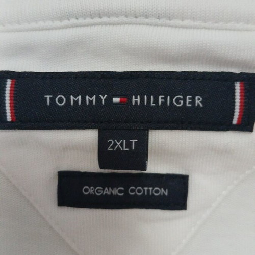 Tommy Hilfiger men's t-shirt XXL like new, organic cotton, white