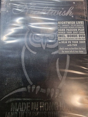 Nightwish Made In Hong Kong (And In Various Other Places) CD and DVD new