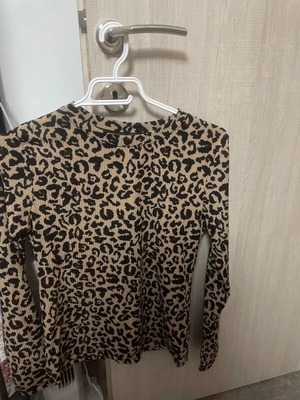 Leopard blouse like new, Shein, size S, black and brown