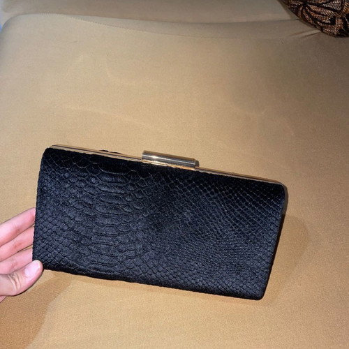 Evening bag used, handheld, without strap