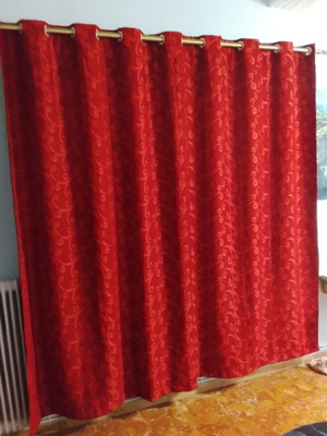 Large curtain 2.30×2.40 height, like new, 1 piece