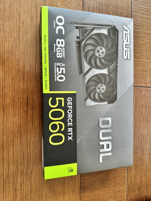 Asus GeForce RTX 5060 graphics card sealed, new