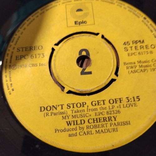 Various vinyl records used