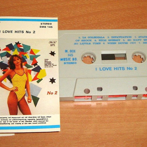 I Love Hits No.2 cassette tape, pop