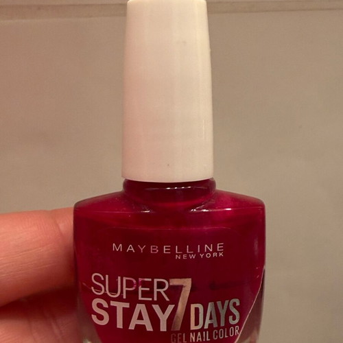 Maybelline red nail polish used