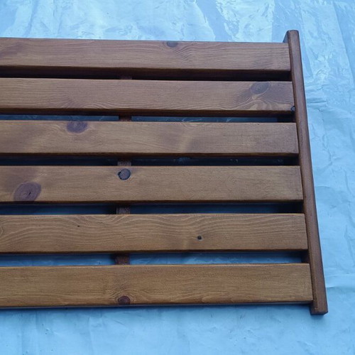Wooden Footrest Handmade Pine New