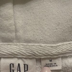 Gap white hoodie sweatshirt teen M 12-14 years like new