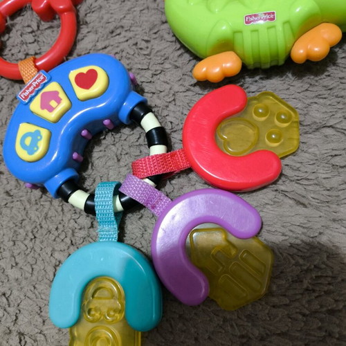 Fisher-Price stroller rattles and toys set like new