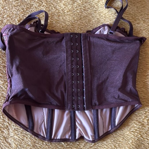 Shein bustier new, brown, size M